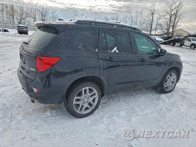 Trzecie zdjęcie samochodu z tyłu: 2025 HONDA PASSPORT EXL VIN:5FNYF8H57SB009203 - miniatura
