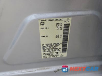 Zdjęcie 12 z 12 samochodu: 2014 NISSAN LEAF S VIN:1N4AZ0CP9EC338673 - miniatura