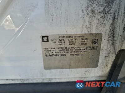 Zdjęcie 12 z 14 samochodu: 2017 CHEVROLET BOLT EV LT VIN:1G1FW6S04H4133950 - miniatura