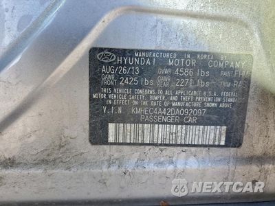 Zdjęcie 12 z 12 samochodu: 2013 HYUNDAI SONATA HYBRID VIN:KMHEC4A42DA092097 - miniatura