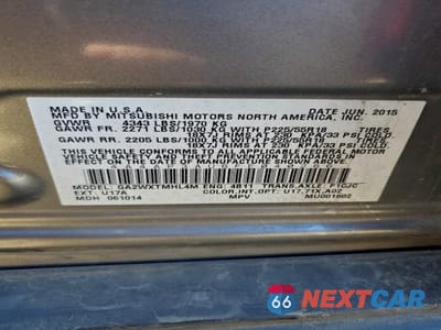 Zdjęcie 13 z 15 samochodu: 2015 MITSUBISHI OUTLANDER SPORT ES VIN:4A4AP3AU6FE040266 - miniatura