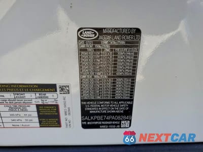 Zdjęcie 14 z 14 samochodu: 2023 LAND ROVER RANGE ROVER SE VIN:SALKPBE74PA082849 - miniatura