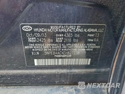 Zdjęcie 12 z 12 samochodu: 2014 HYUNDAI SONATA GLS VIN:5NPEB4ACXEH827238 - miniatura