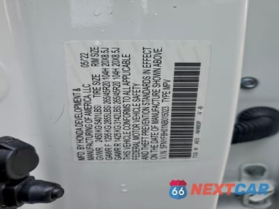 Zdjęcie 12 z 15 samochodu: 2022 HONDA PASSPORT ELITE VIN:5FNYF8H01NB015023 - miniatura