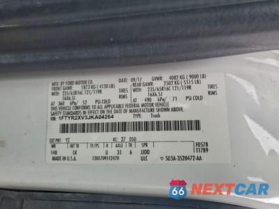 Zdjęcie 13 z 13 samochodu: 2018 FORD TRANSIT T-250 DELIVERY VAN VIN:1FTYR2XV3JKA04264 - miniatura