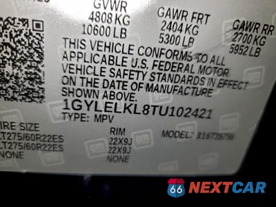 Zdjęcie 14 z 14 samochodu: 2026 CADILLAC ESCALADE IQ L SPORT-1 VIN:1GYLELKL8TU102421 - miniatura