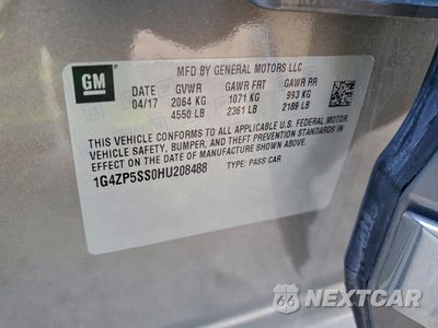 Zdjęcie 12 z 14 samochodu: 2017 BUICK LACROSSE ESSENCE VIN:1G4ZP5SS0HU208488 - miniatura