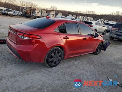 Trzecie zdjęcie samochodu z tyłu: 2021 TOYOTA COROLLA LE VIN:5YFEPMAE1MP215143 - miniatura