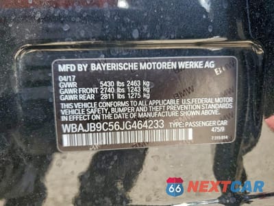 Zdjęcie 12 z 12 samochodu: 2018 BMW M550XI VIN:WBAJB9C56JG464233 - miniatura