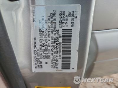 Zdjęcie 13 z 13 samochodu: 2003 LEXUS GX 470 VIN:JTJBT20X930011718 - miniatura