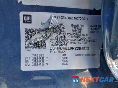 Zdjęcie 12 z 13 samochodu: 2024 GMC SIERRA K1500 DENALI ULTIMATE VIN:1GTUUHEL0RZ264013 - miniatura