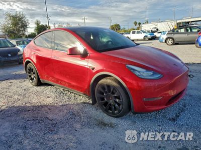 Czwarte zdjęcie samochodu z boku: 2022 TESLA MODEL Y VIN:7SAYGDEE9NF424069 - miniatura