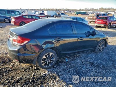 Trzecie zdjęcie samochodu z tyłu: 2014 HONDA CIVIC EX VIN:19XFB2F87EE059235 - miniatura