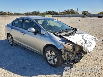 Czwarte zdjęcie samochodu z boku: 2013 HONDA CIVIC LX VIN:19XFB2F58DE266818 - miniatura