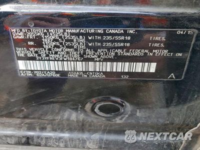 Zdjęcie 13 z 13 samochodu: 2015 TOYOTA RAV4 LIMITED VIN:2T3YFREV3FW184767 - miniatura