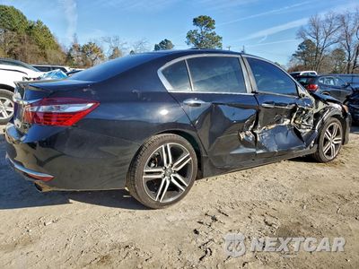 Trzecie zdjęcie samochodu z tyłu: 2017 HONDA ACCORD SPORT VIN:1HGCR2F57HA243376 - miniatura