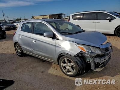Czwarte zdjęcie samochodu z boku: 2021 MITSUBISHI MIRAGE ES VIN:ML32AUHJ3MH009795 - miniatura
