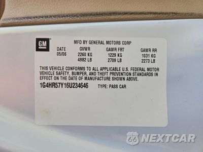 Zdjęcie 13 z 13 samochodu: 2006 BUICK LUCERNE CXL VIN:1G4HR57Y16U234646 - miniatura