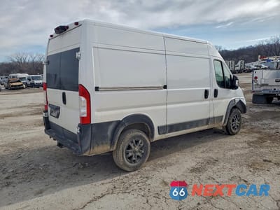 Trzecie zdjęcie samochodu z tyłu: 2023 RAM PROMASTER 1500 1500 HIGH VIN:3C6LRVBG3PE548027 - miniatura