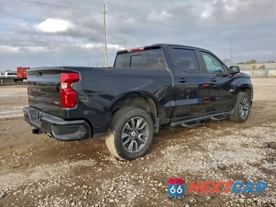 Trzecie zdjęcie samochodu z tyłu: 2021 CHEVROLET SILVERADO K1500 RST VIN:3GCUYEED6MG126013 - miniatura