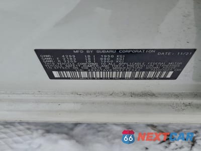 Zdjęcie 12 z 13 samochodu: 2022 SUBARU IMPREZA PREMIUM VIN:4S3GTAV61N3712340 - miniatura