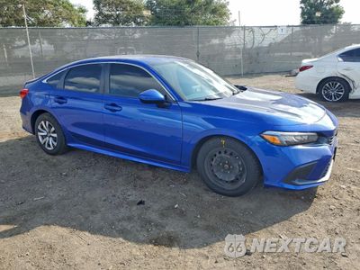 Czwarte zdjęcie samochodu z boku: 2022 HONDA CIVIC LX VIN:2HGFE2F25NH518450 - miniatura