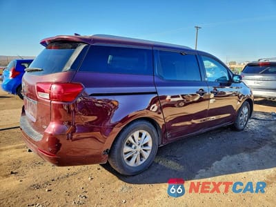 Trzecie zdjęcie samochodu z tyłu: 2017 KIA SEDONA LX VIN:KNDMB5C19H6333383 - miniatura
