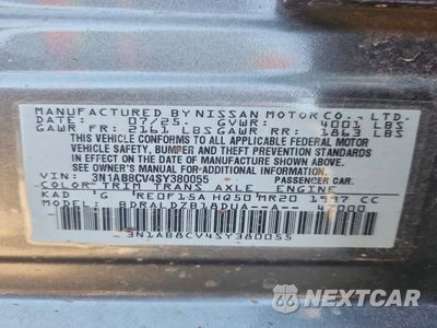 Zdjęcie 12 z 12 samochodu: 2025 NISSAN SENTRA SV VIN:3N1AB8CV4SY380055 - miniatura