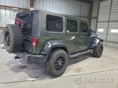 Trzecie zdjęcie samochodu z tyłu: 2008 JEEP WRANGLER UNLIMITED X VIN:1J4GA39178L584801 - miniatura