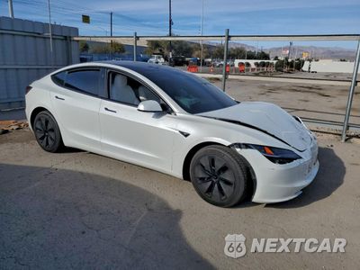 Czwarte zdjęcie samochodu z boku: 2025 TESLA MODEL 3 VIN:5YJ3E1EBXSF938526 - miniatura