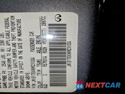 Zdjęcie 14 z 15 samochodu: 2019 INFINITI Q60 PURE VIN:JN1EV7EK9KM231004 - miniatura