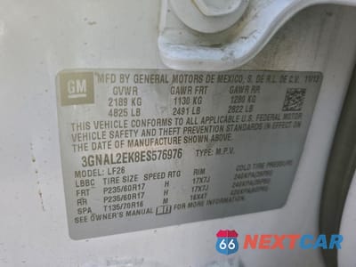 Zdjęcie 12 z 12 samochodu: 2014 CHEVROLET CAPTIVA LS VIN:3GNAL2EK8ES576976 - miniatura