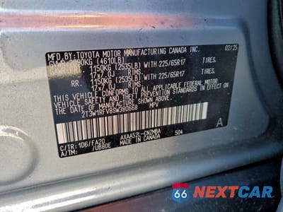 Zdjęcie 13 z 13 samochodu: 2025 TOYOTA RAV4 XLE VIN:2T3W1RFV8SW380668 - miniatura