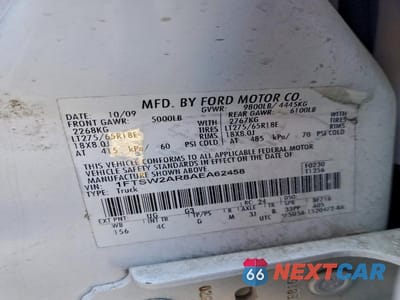 Zdjęcie 12 z 12 samochodu: 2010 FORD F250 SUPER DUTY VIN:1FTSW2AR8AEA62458 - miniatura