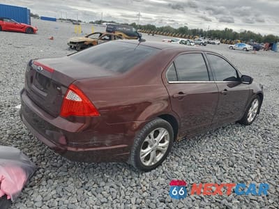Trzecie zdjęcie samochodu z tyłu: 2012 FORD FUSION SE VIN:3FAHP0HA3CR215264 - miniatura