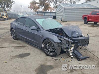Czwarte zdjęcie samochodu z boku: 2023 TESLA MODEL 3 VIN:5YJ3E1EB6PF388975 - miniatura