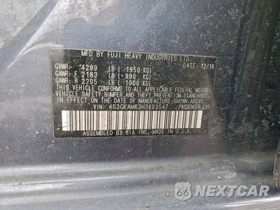 Zdjęcie 12 z 13 samochodu: 2017 SUBARU IMPREZA SPORT VIN:4S3GKAM63H3603547 - miniatura