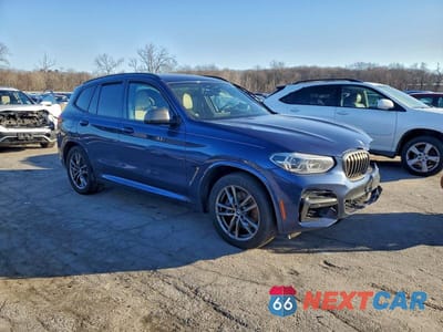 Czwarte zdjęcie samochodu z boku: 2020 BMW X3 XDRIVEM40I VIN:5UXTY9C04LLE59459 - miniatura