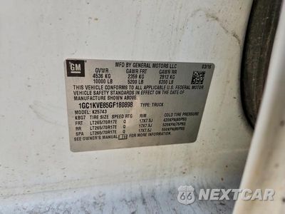 Zdjęcie 12 z 12 samochodu: 2016 CHEVROLET SILVERADO K2500 HEAVY DUTY LT VIN:1GC1KVE85GF180898 - miniatura