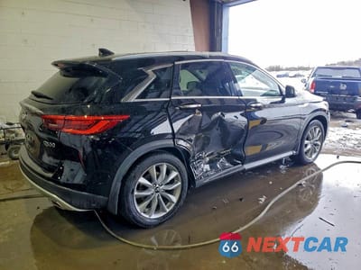 Trzecie zdjęcie samochodu z tyłu: 2021 INFINITI QX50 LUXE VIN:3PCAJ5BB1MF109071 - miniatura