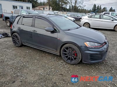 Czwarte zdjęcie samochodu z boku: 2016 VOLKSWAGEN GTI S/SE VIN:3VW5T7AU1GM053401 - miniatura