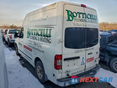 Drugie zdjęcie samochodu z przodu: 2012 NISSAN NV 2500 DELIVERY VAN VIN:1N6AF0LY7CN100900 - miniatura