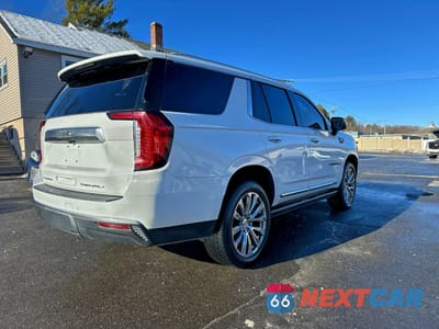 Trzecie zdjęcie samochodu z tyłu: 2021 GMC YUKON DENALI VIN:1GKS1DKT2MR375429 - miniatura