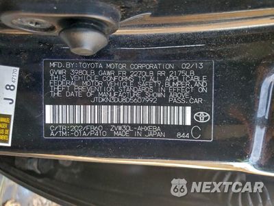 Zdjęcie 12 z 14 samochodu: 2013 TOYOTA PRIUS VIN:JTDKN3DU8D5607992 - miniatura