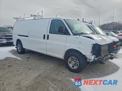 Czwarte zdjęcie samochodu z boku: 2022 CHEVROLET EXPRESS 2500 UTILITY / SERVICE VAN VIN:1GCWGBF73N1287003 - miniatura