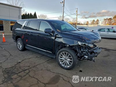Czwarte zdjęcie samochodu z boku: 2022 CADILLAC ESCALADE ESV PREMIUM LUXURY VIN:1GYS4KKL3NR275455 - miniatura
