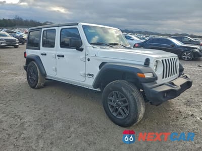 Czwarte zdjęcie samochodu z boku: 2024 JEEP WRANGLER SPORT VIN:1C4PJXDN8RW210575 - miniatura