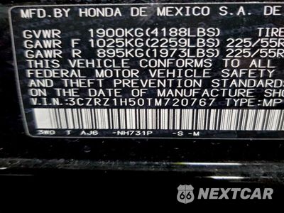 Zdjęcie 12 z 12 samochodu: 2026 HONDA HR-V SPORT VIN:3CZRZ1H50TM720767 - miniatura