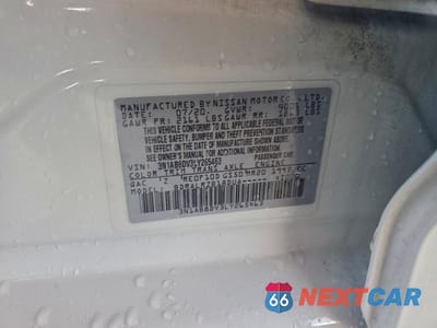 Zdjęcie 12 z 12 samochodu: 2020 NISSAN SENTRA SR VIN:3N1AB8DV3LY265463 - miniatura