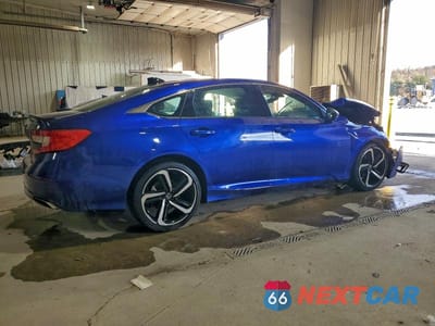 Trzecie zdjęcie samochodu z tyłu: 2022 HONDA ACCORD SPORT VIN:1HGCV1F33NA075476 - miniatura